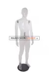 Manichino uomo testa scolpita - trasparente