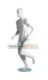 Manichino sportivo uomo dalla testa scolpita - Runner