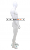 Manichino uomo testa uovo - Vogue 43M TU Bianco