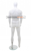 Manichino uomo testa uovo - Vogue 43M TU Bianco