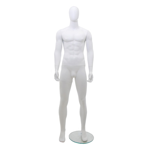 Manichino uomo testa uovo - Vogue 43M TU Bianco