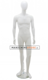 Manichino uomo testa uovo - HHB4 Bianco