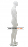 Manichino uomo testa uovo - HHB4 Bianco