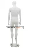 Manichino uomo testa uovo - HHB4 Bianco