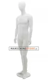 Manichino uomo testa uovo - HHB4 Bianco