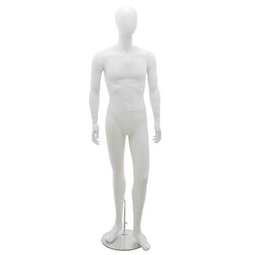 Manichino uomo testa uovo - HHB4 Bianco