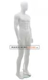 Manichino uomo testa uovo - HHD3 Bianco