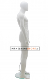 Manichino uomo testa uovo - HHD3 Bianco