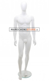 Manichino uomo testa uovo bianco - ex noleggio