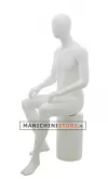 Manichino uomo testa uovo -ZM HHB1 Bianco