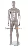 Manichino uomo testa uovo - Vogue 23M NICHEL