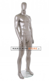 Manichino uomo testa uovo - Vogue 23M NICHEL