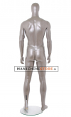 Manichino uomo testa uovo - Vogue 43M NICHEL