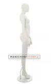 Manichino donna testa uovo Collezione Moon - White