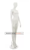 Manichino donna testa uovo Collezione Moon - White