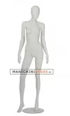 Manichino donna testa uovo Collezione Moon - White