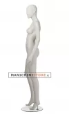 Manichino donna testa uovo Collezione Moon - White