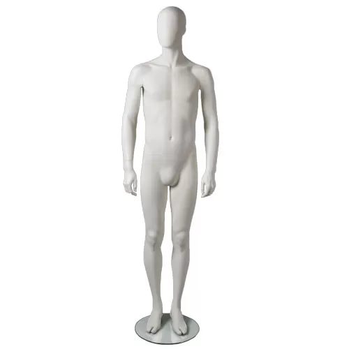 Manichino uomo testa uovo Collezione Moon - White
