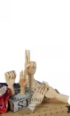 Mano uomo in legno articolata - sinistra