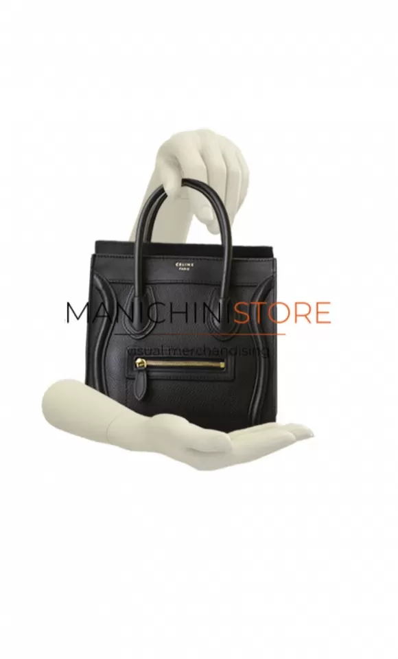 Coppia di braccia espositive donna da muro