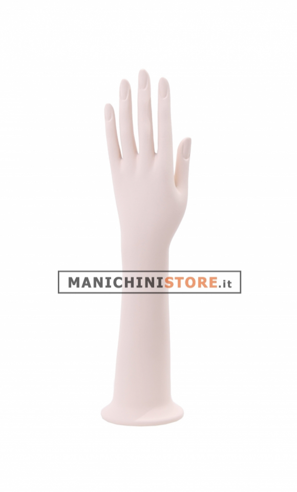 Mano portagioie color pelle chiaro