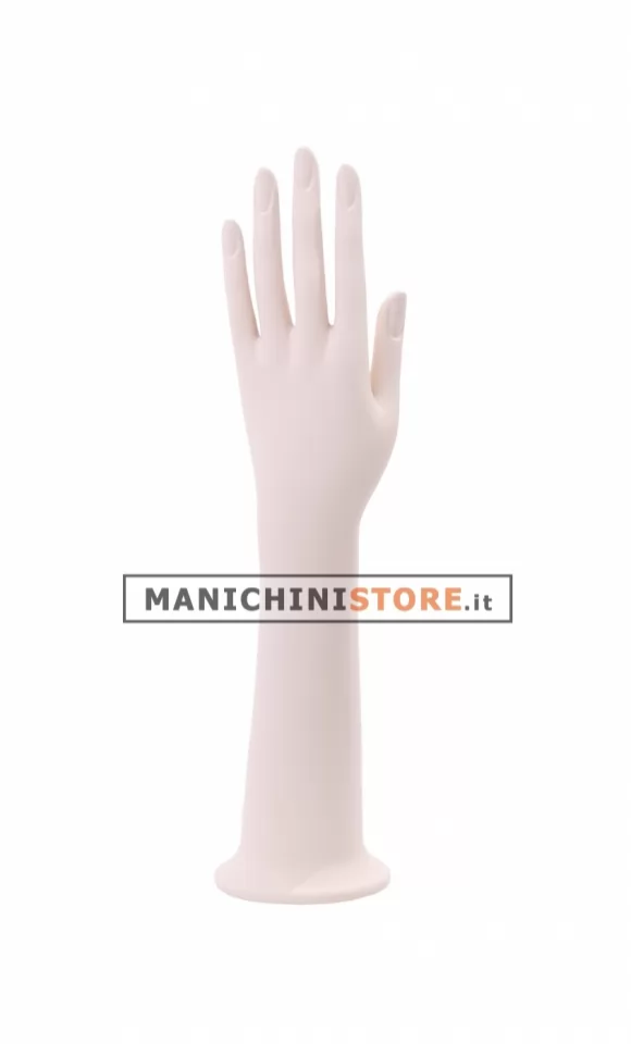 Mano portagioie color pelle chiaro