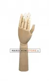 Mano uomo in legno articolata alta