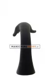 Mano curva portagioie in velluto nero