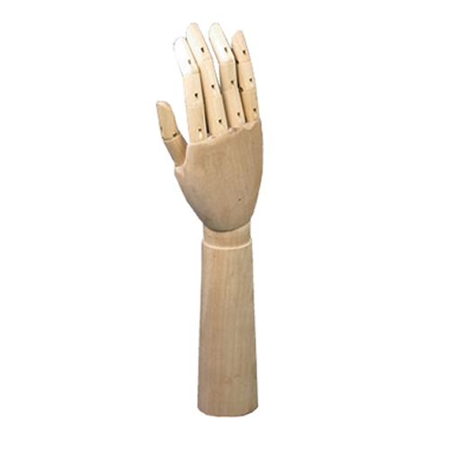 Mano donna in legno articolata alta