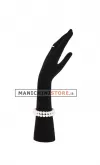 Mano portagioie in velluto nero cod.15 FL