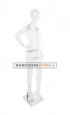 Manichino super trasparente donna testa uovo - F03