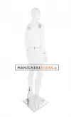 Manichino super trasparente uomo testa uovo - M01