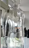 Manichino super trasparente uomo testa uovo - M01