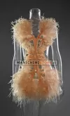 Manichino super trasparente donna testa uovo - F03