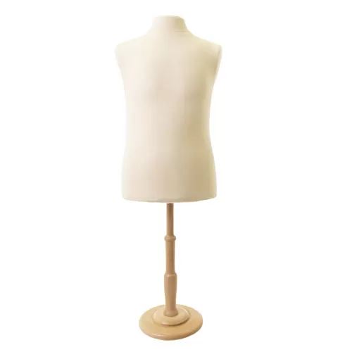 MINIATURA busto uomo sartoriale beige scala 1:2 tg.50