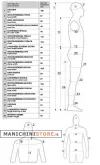 Noleggio manichino uomo snodato - testa stilizzata 01S