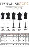 Busto uomo sartoriale professionale TG. 50 X LARGE