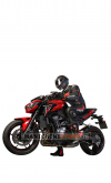 Manichino uomo per moto