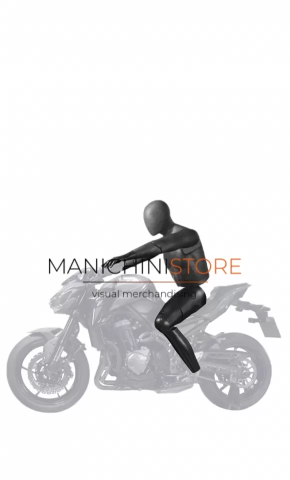 Manichino uomo per moto