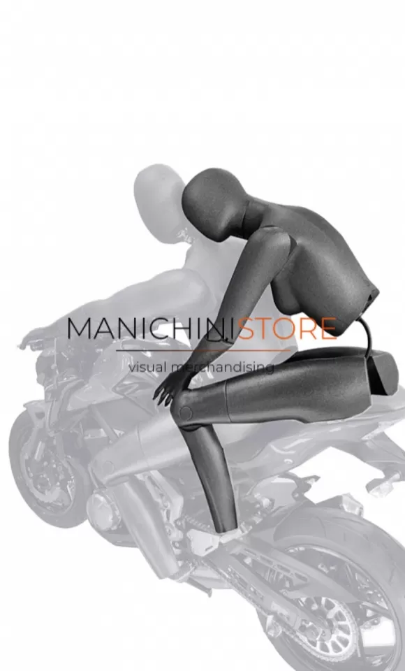 Manichino donna per moto