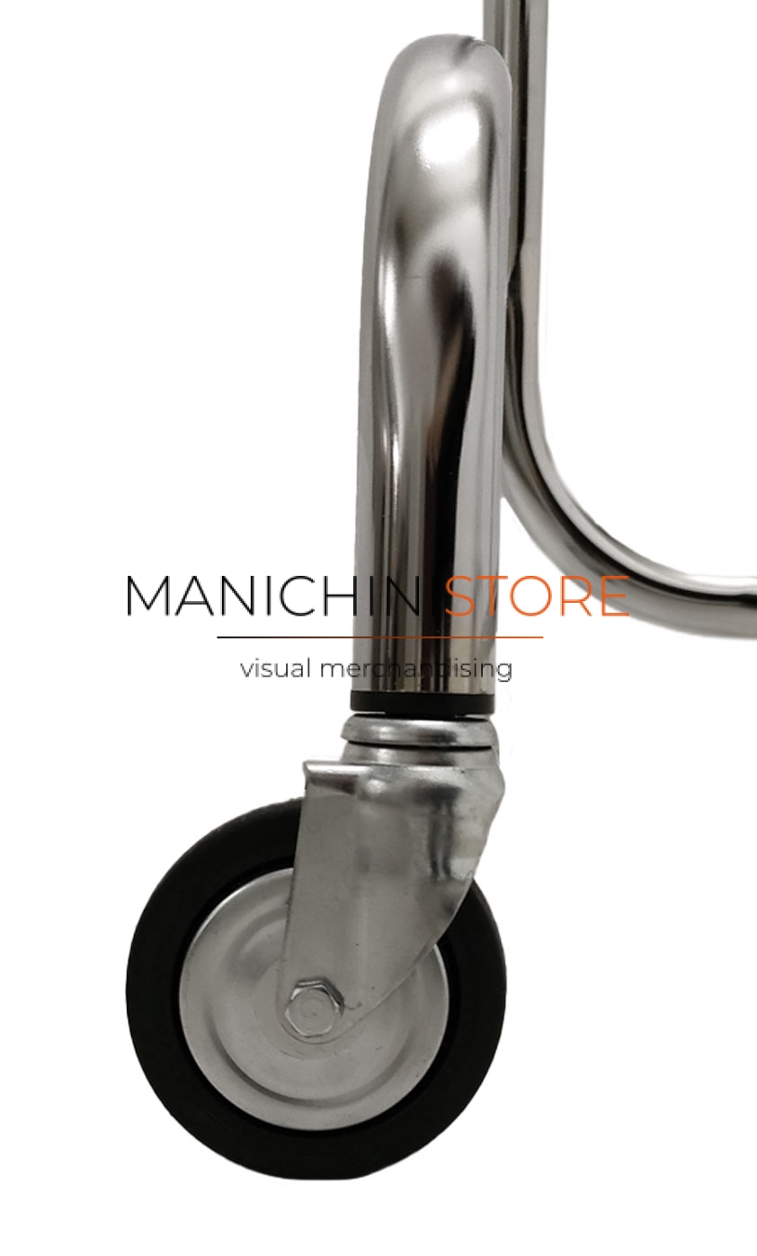 Manichino Sartoria SABUIDDS In Metallo - Altezza Regolabile 140-160 Cm Per Negozi - Foto 8