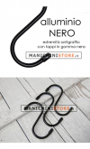 Gancio ad "S" - Alluminio Nero