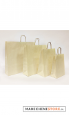 Sacchetto BEIGE con manico ritorto
