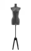 Busto donna Glossy grey con base Cross