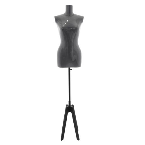 Busto donna Glossy grey con base Cross