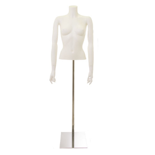 Busto corto donna con braccia e base in acciaio - ex noleggio