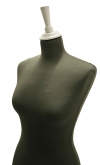 Busto donna con maglina verde e base treppiede 