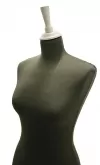 Busto donna con maglina verde e base treppiede