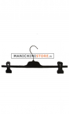 Gruccia appendiabito pinza 40 cm - plastica nera