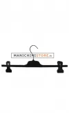 Gruccia appendiabito pinza 40 cm - plastica nera
